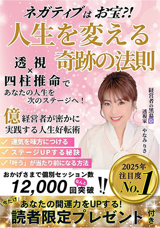 ネガティブはお宝？！人生を変える奇跡の法則　やなみりさ